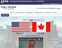 Tablet Screenshot of myworkvisa.com